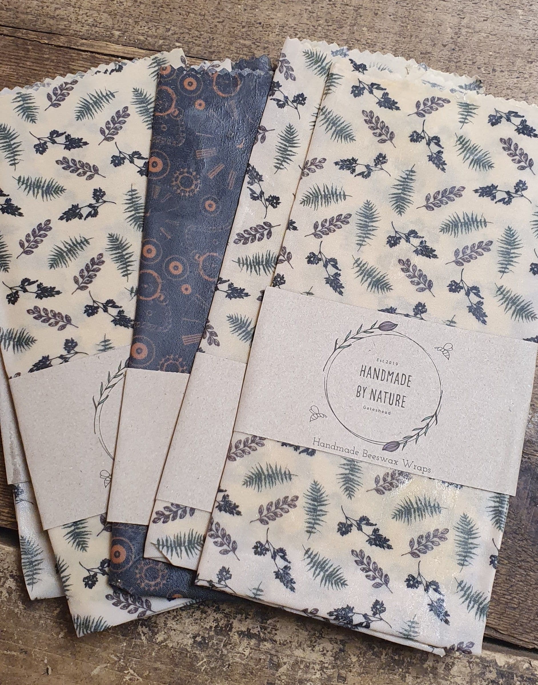 Handmade By Nature Large Beeswax Wraps