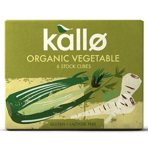 Kallo Vegetbale Stock Cubes: Organic & Gluten Free Stock