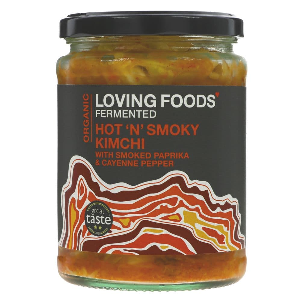 Loving Foods Organic Hot 'N' Smoky Kimchi: 475g