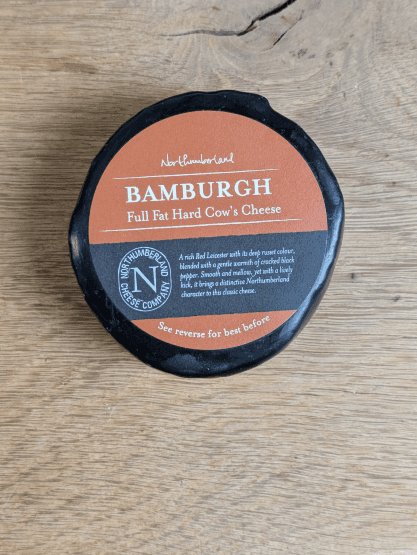 Northumberland Cheese Bamburgh Waxed Truckle: 170g