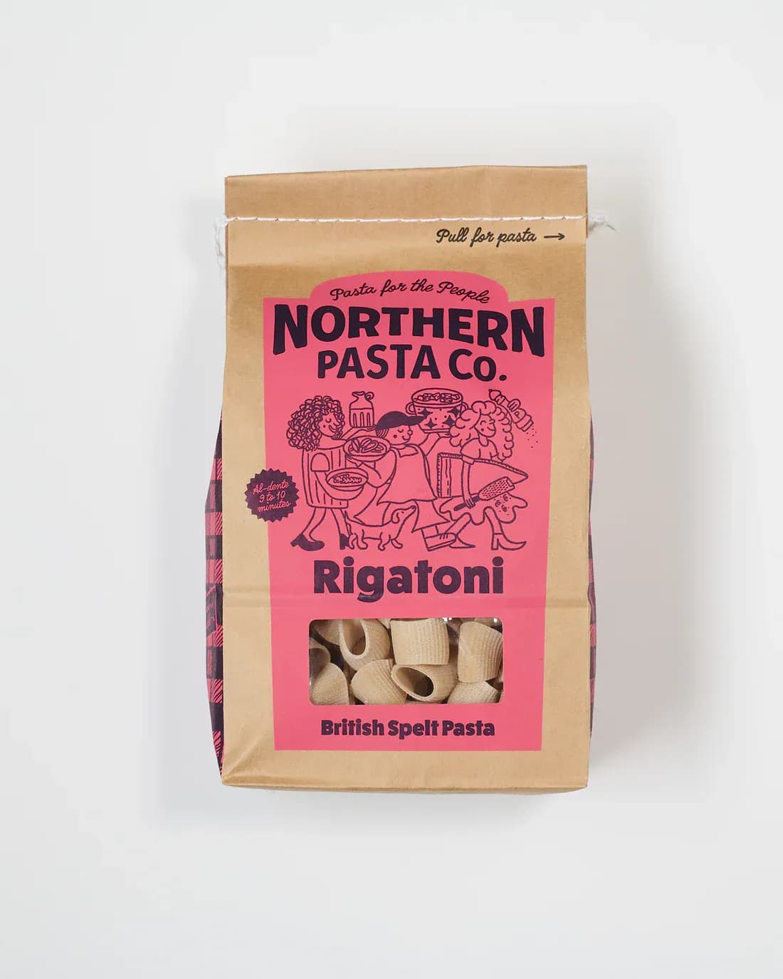 Northern Pasta Co. Spelt Rigatoni: 450g