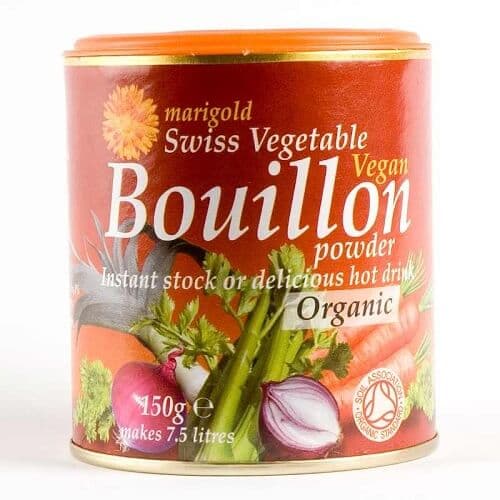 Marigold Bouillon Powder: Organic & Gluten Free Stock, Vegan 500g