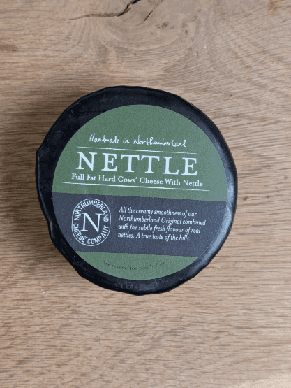 Northumberland Cheese Nettle Waxed Truckle: 170g