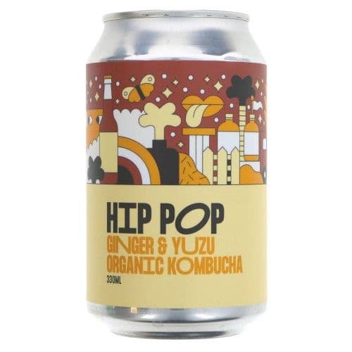 HIP POP Yuzu and Ginger  Kombucha