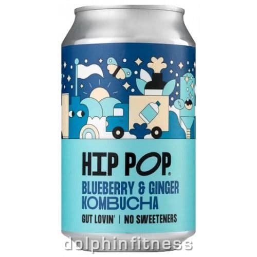 HIP POP Blueberry & Ginger Kombucha