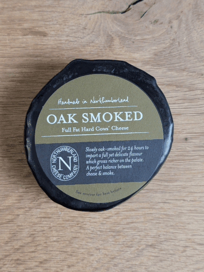 Northumberland Cheese Oak Smoked Wax Truckle: 170g