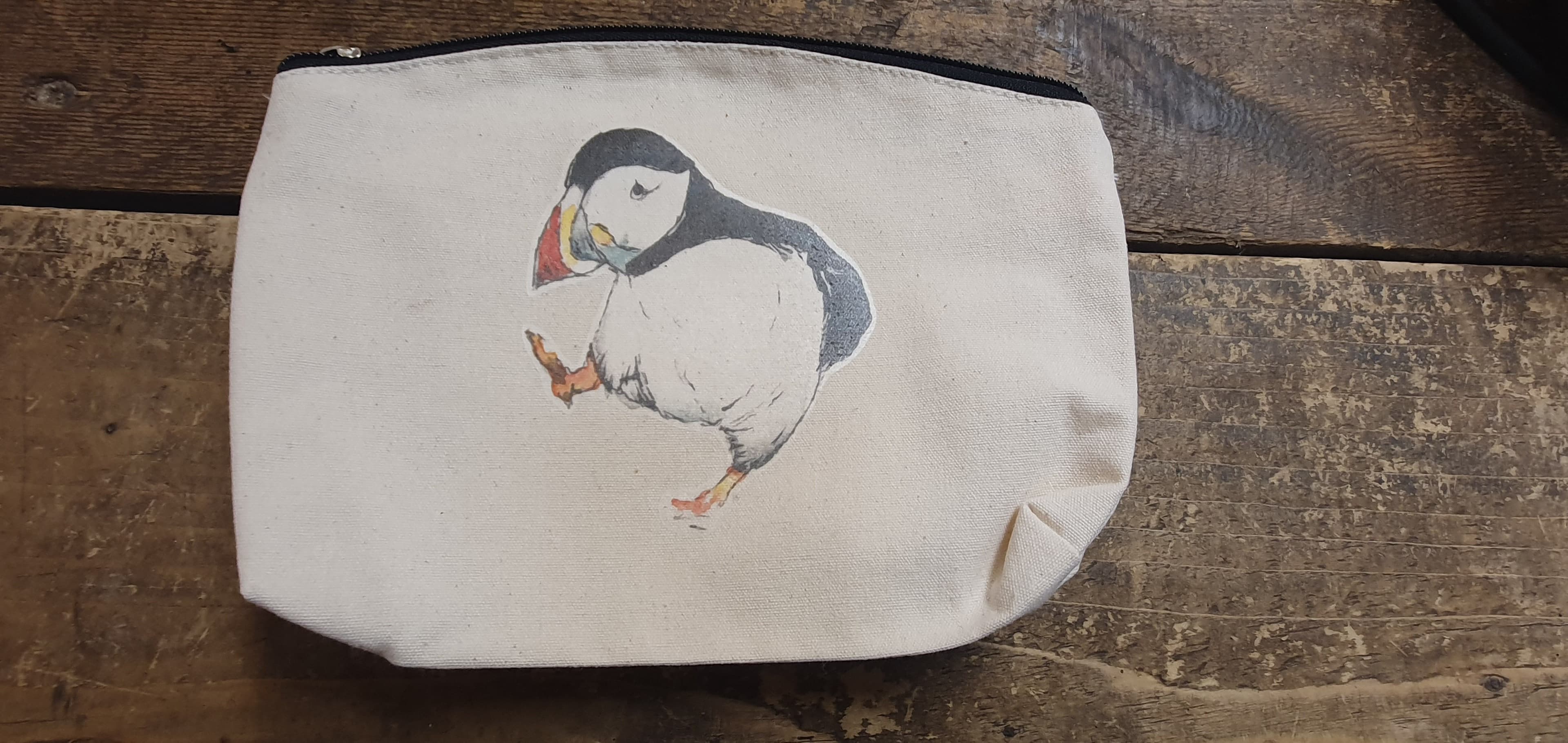 Puffin Design Pencil Case/Gift Bag